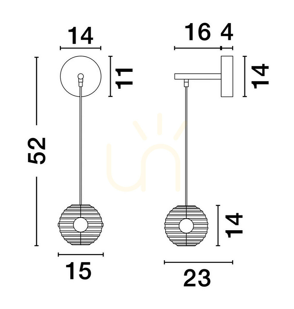 previzualizare SECO Luces Exclusivas lampă de perete LE44234 SECO Luces Exclusivas lampă de perete LE44234