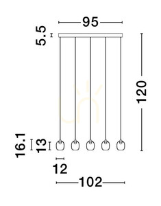 TOAY Luces Exclusivas Lampă suspendată LE44240 1 TOAY Luces Exclusivas Lampă suspendată LE44240 small 1