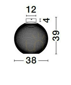 Plafond RITA Luces Exclusivas LE44255 small 2