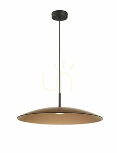 Lampă suspendată LED Luces Exclusivas PECA LE44272 maro și negru 17 W 60 cm small 0