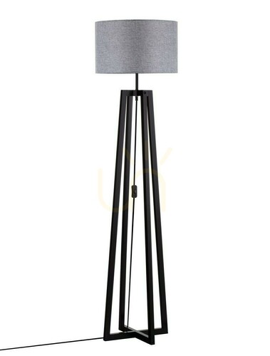 Verifica Lampă de podea Luces Exclusivas TUMAN negru-gri E27 165 cm LE44364