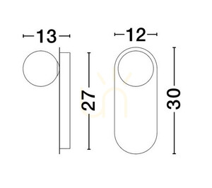 ALTOS Luces Exclusivas lampă de perete LE44370 small 2