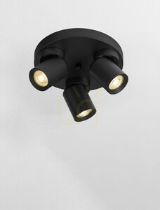 Spot de tavan GALVEZ Luces Exclusivas LE44407 negru 3×GU10 22 cm small 2
