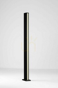 Stâlp de iluminat exterior LERMA Luces Exclusivas LE73601 LED 22 W negru 120 cm small 1