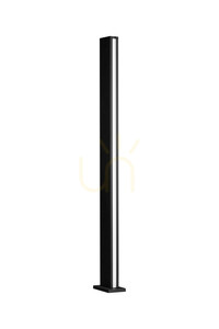 Stâlp de iluminat exterior LERMA Luces Exclusivas LE73601 LED 22 W negru 120 cm small 0