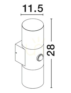 Aplică de exterior Luces Exclusivas JUJUY LE73632 neagră LED 10 W 3000 K IP65 small 3