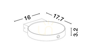 KRAUSE Luces Exclusivas lampă de perete pentru exterior LE73677 small 3