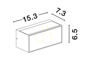 COBIJA Luces Exclusivas lampă de perete pentru exterior LE73718 3 COBIJA Luces Exclusivas lampă de perete pentru exterior LE73718 small 3
