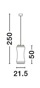 ABANCAY Luces Exclusivas Lampă suspendată LE44594 small 2