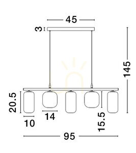 ANUCO Luces Exclusivas Lampă suspendată LE44612 3 ANUCO Luces Exclusivas Lampă suspendată LE44612 small 3