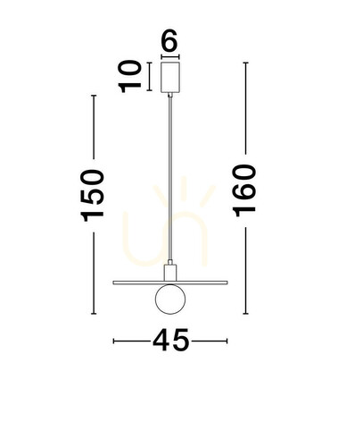 Verifica ASUNTA Luces Exclusivas Lampă suspendată LE44658