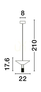 AYAVIRI Luces Exclusivas Lampă suspendată LE44595 small 2