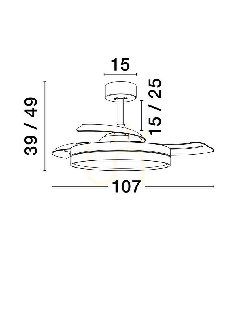 Afişa Plafond CARANAVI Luces Exclusivas LE44969 Plafond CARANAVI Luces Exclusivas LE44969