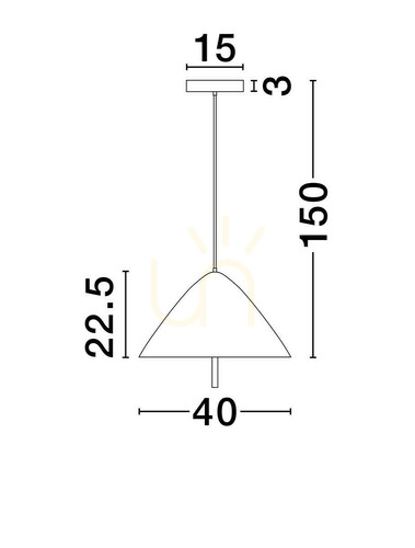 Verifica Lampa suspendată CARAPARI de Luces Exclusivas LE44814