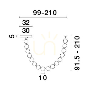 CHEPEN Luces Exclusivas Lampă suspendată LE44423 3 CHEPEN Luces Exclusivas Lampă suspendată LE44423 small 3
