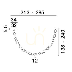 CHEPEN Luces Exclusivas Lampă suspendată LE44425 3 CHEPEN Luces Exclusivas Lampă suspendată LE44425 small 3