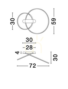 Plafond COMARAPA Luces Exclusivas LE44670 small 1