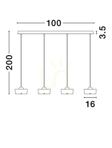ESPINAR Luces Exclusivas Lampă suspendată LE44732 small 1