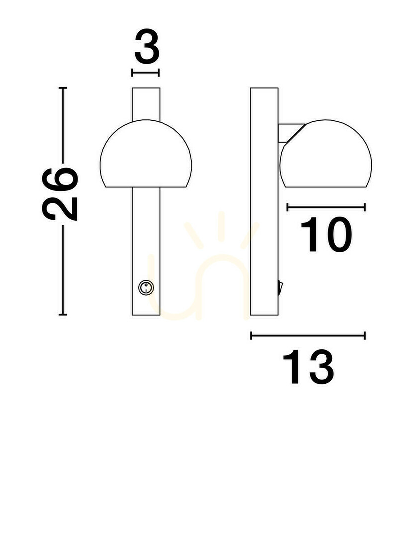 Afişa Lampa de perete FRONTERA de Luces Exclusivas LE44939 Lampa de perete FRONTERA de Luces Exclusivas LE44939