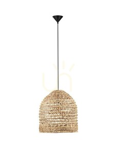 Lampă suspendată GUARDIA cu abajur din zambilă de apă Ø42,5 cm E27 Luces Exclusivas LE44577 small 0