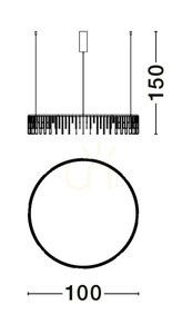 Lampa suspendată HUARAZ de Luces Exclusivas LE44452 small 1