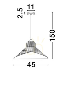 MONSEFU Luces Exclusivas Lampă suspendată LE44859 3 MONSEFU Luces Exclusivas Lampă suspendată LE44859 small 3