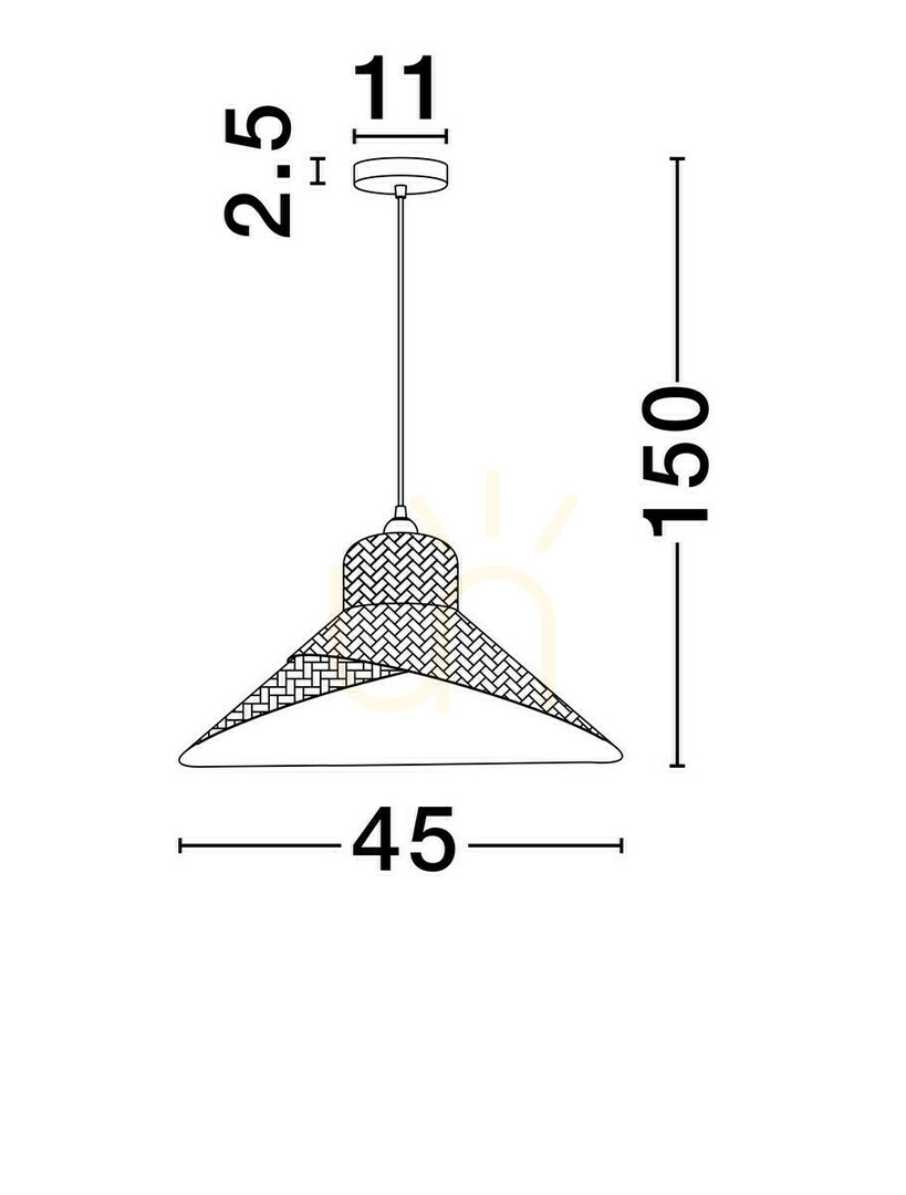 Afişa MONSEFU Luces Exclusivas Lampă suspendată LE44859 MONSEFU Luces Exclusivas Lampă suspendată LE44859