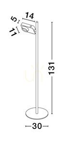 Lampa de podea PARINAS de Luces Exclusivas LE44505 small 3
