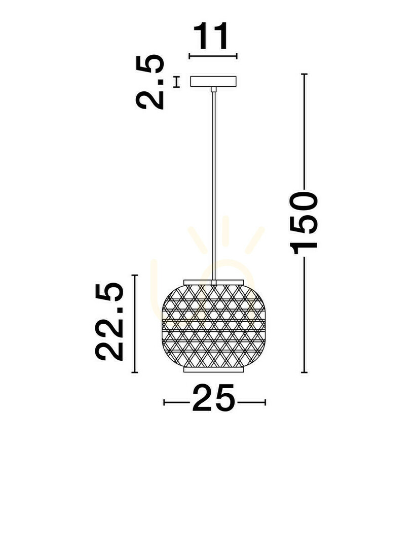Afişa REQUENA Luces Exclusivas Lampă suspendată LE44862 REQUENA Luces Exclusivas Lampă suspendată LE44862