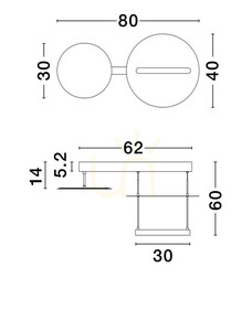 Lampa suspendată TIRAQUE de Luces Exclusivas LE44636 small 1