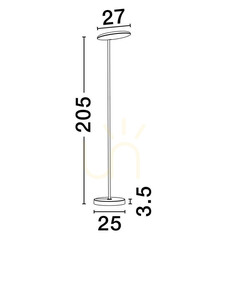 Lampa de podea TRUNCADO de Luces Exclusivas LE44951 small 3