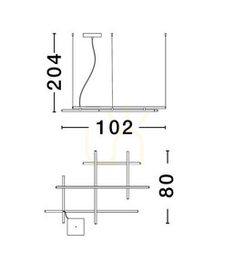 TUMBES Luces Exclusivas Lampă suspendată LE44472 small 3