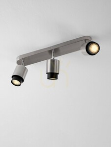 Spot de tavan YAPACANI Luces Exclusivas LE44977 3xGU10 gri small 1