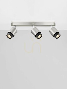 Spot de tavan YAPACANI Luces Exclusivas LE44977 3xGU10 gri small 2