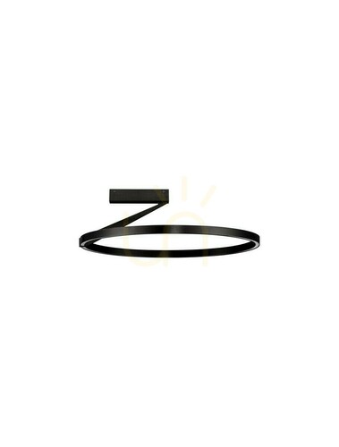 Verifica Plafonieră ZUDANEZ LE44776 neagră, LED 44 W 2277 lm, DIP-Switch 2700/3000/4000 K, Ø 60 cm — Luces Exclusivas