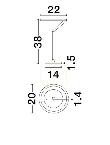 Verifica ZUDANEZ Luces Exclusivas Lampă de masă LE44778