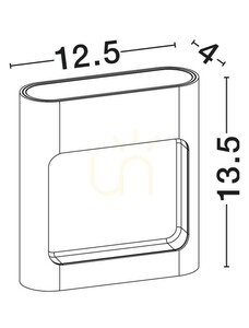 ARBIETO Luces Exclusivas lampă de perete pentru exterior LE73788 small 1
