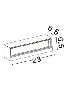Lampă de perete pentru exterior CHIMORE de Luces Exclusivas LE73797 small 1
