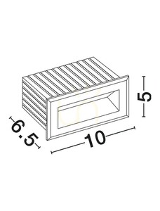 Corp de iluminat încastrat în perete pentru exterior Luces Exclusivas CLEMENTE LE73772, negru mat, LED 1 W 3000 K small 1