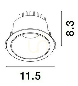 ARAMIEL Luces Exclusivas Plafon Mesh LE65119 small 1