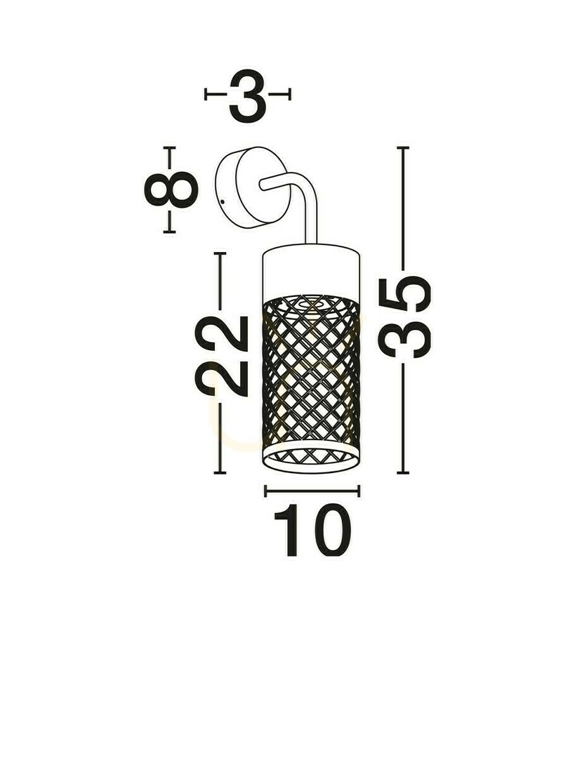Vedere DONZUELA Luces Exclusivas lampă de perete pentru exterior LE75150 DONZUELA Luces Exclusivas lampă de perete pentru exterior LE75150