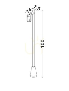 TRASERA Stâlp de iluminat de Luces Exclusivas LE75164 3 TRASERA Stâlp de iluminat de Luces Exclusivas LE75164 small 3