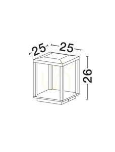 ORVENZA Stâlp de iluminat de Luces Exclusivas LE75174 3 ORVENZA Stâlp de iluminat de Luces Exclusivas LE75174 small 3
