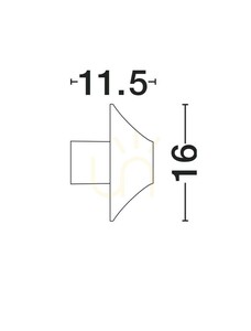 QUERILO Luces Exclusivas lampă de perete pentru exterior LE75186 small 3