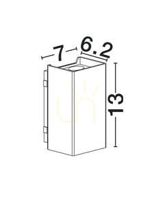 Lampă de perete pentru exterior TORENZA de Luces Exclusivas LE75213 1 Lampă de perete pentru exterior TORENZA de Luces Exclusivas LE75213 small 1