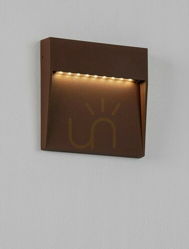 Verifica Aplică de exterior Luces Exclusivas LORCENA LE75298, LED 5 W 3000 K, 307 lm, maro ruginiu, IP54, 16 cm