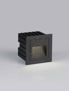 Corp LED încastrat în perete CENDILO Luces Exclusivas LE75319, negru, 3 W 3000 K IP65 small 1
