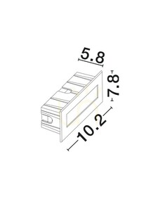 Spot încastrat în perete pentru exterior BEROLCO Luces Exclusivas LE75327 small 3
