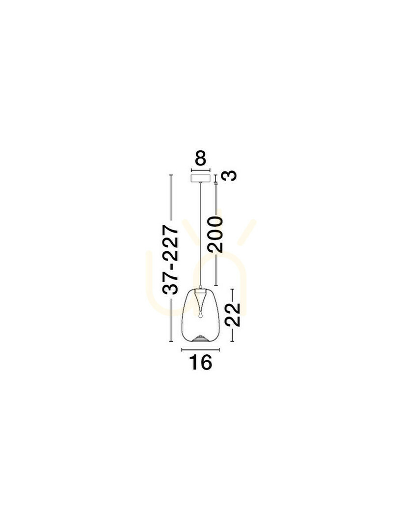 Afişa JAREVIA Luces Exclusivas Lampă suspendată LE45125 JAREVIA Luces Exclusivas Lampă suspendată LE45125