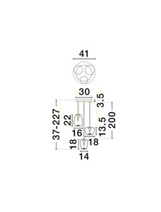 JAREVIA Luces Exclusivas Lampă suspendată LE45126 small 3